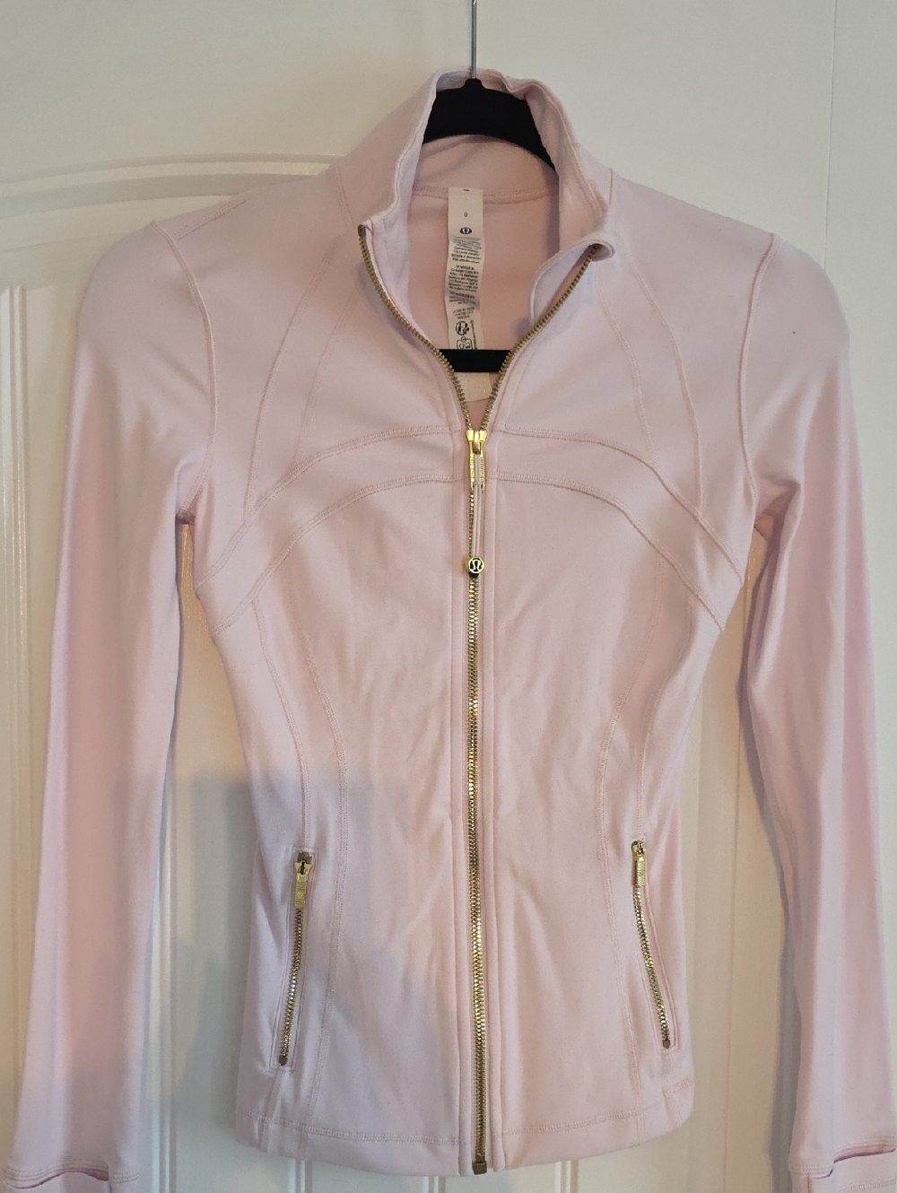 lululemon athletica Pale Pink Gold Full Zip